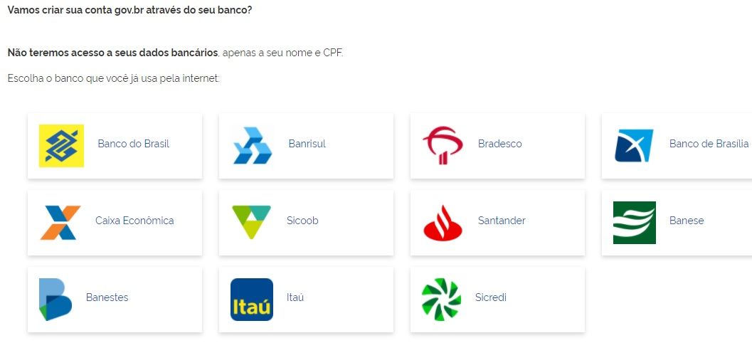 bancos credenciados gov.br